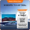 [TV Mới-Độc quyền online] Xiaomi TV A 43'' 2026(UHD) | Màn hình bảo vệ mắt 4K với chất lượng hình ảnh HDR