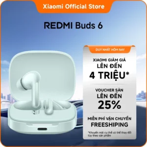 Tai nghe Bluetooth Redmi Buds 6 | Thiết kế âm học với trình điều khiển kép cho âm thanh phong phú