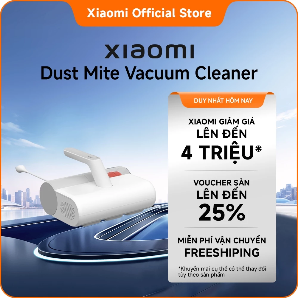 Xiaomi Dust Mite Vacuum Cleaner Loại bỏ bọ ve bốn trong một giữ cho giường và vải luôn sạch sẽ