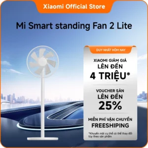 Mi Smart Standing Fan 2 Lite | Có thể điều chỉnh chiều cao | Luồng gió mạnh | Điều khiển thông minh | Có chế độ nghỉ