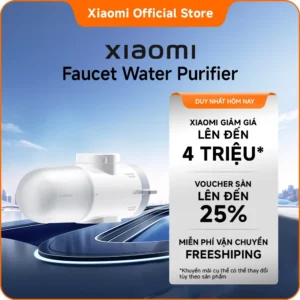 Xiaomi Faucet Water Purifier｜4 lõi lọc trong 1 thiết bị｜Hệ thống lọc 5 tầng｜Khử clo dư hại để an tâm dọn dẹp, nấu nướng
