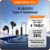 Tai nghe In-Ear Xiaomi Type-C Earphones | Cổng Type-C Cắm là chạy | Âm thanh chất lượng cao-Driver 12,4 mm