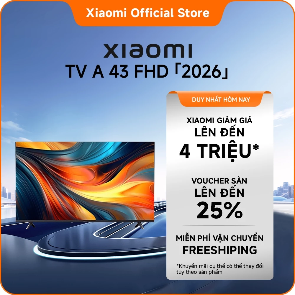 Xiaomi TV A 43 FHD 2026 | Màn hình bảo vệ mắt với chất lượng hình ảnh vượt trội