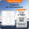 Nồi chiên không dầu Xiaomi Air Fryer Essential 6L| Nấu nướng rảnh tay, không cần lật| Khoang nồi kim loại