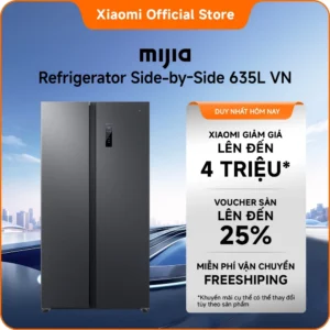 [MỚI RA MẮT] Tủ lạnh Xiaomi 2 cánh Side by Side Xiaomi Mijia Refrigerator 635L | Dung tích lớn | Bảo hành 2 năm