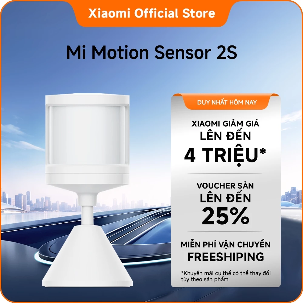 Mi Motion Sensor 2S | Độ nhạy cao | Phát hiện độ sáng | Tự động hóa | Thời lượng pin lên đến 3 năm