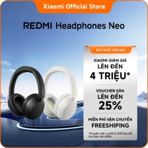 Tai nghe chụp tai không dây REDMI Headphones Neo | Lên đến 42dB Adaptive ANC | Thời lượng pin bền bỉ 72 giờ