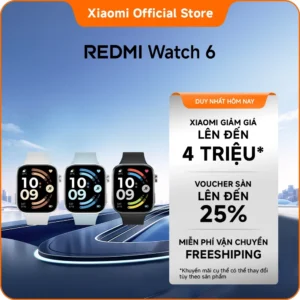 Đồng hồ thông minh Redmi Watch 6 | Màn AMOLED 2.07" | Đàm thoại qua bluetooth | Pin lớn 550 mA