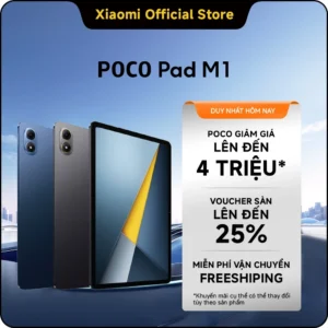 [New] Máy tính bảng POCO Pad M1 | 8GB+256GB, màn hình 12.1'' 120Hz 2.5K, pin khủng 12000mAh, Snapdragon® 7s Gen 4, hỗ tr