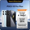 Điện thoại thông minh POCO X8 PRO Max | Pin cực lớn 8500mAh(typ) sạc nhanh 100W| Màn hình AMOLED 1.5K 120H