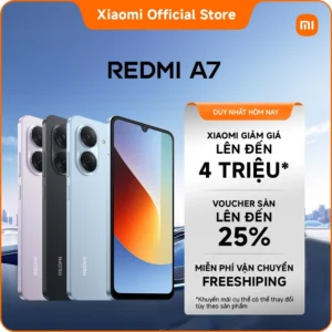 Điện thoại thông minh REDMI A7 | Pin khủng 5200mAh| Màn hình 6.88" | Camera AI 13MP