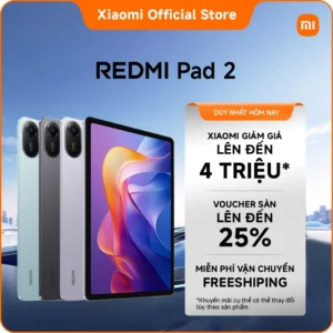 Redmi Pad 2|Màn hình 11" 2,5K siêu rõ nét|Pin dung lượng khủng đến 9000mAh (typ)|Helio G100-Ultra tiên tiến