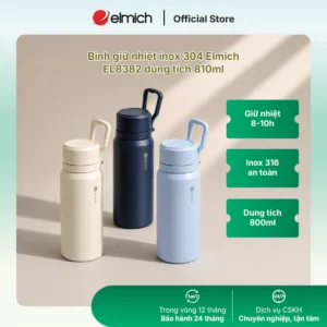 Bình đựng thức ăn giữ nhiệt inox 304 Elmich EL8337 dung tích 650ml