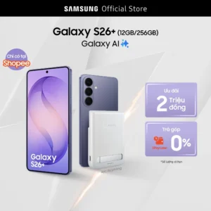 Điện thoại Samsung Galaxy S26+, 12GB/256GB, Customized AP, AI Phone, Photo Assist, Creative Studio, 50MP Camera, 4900mAh