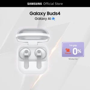 Tai nghe Samsung Galaxy Buds4, Chất âm Hi-Fi đa tầng, Chống ồn chủ động, Galaxy AI đa tác vụ