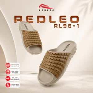 Dép Quai Ngang REDLEO RL96-1 – Dép Bánh Mì, EVA Êm Nhẹ, Vân Nhám Dập Nổi, Chống Trượt