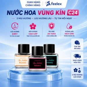 ShopeeVIP - Nước hoa vùng kín C24 by Feelex hương quyến rũ, ngọt ngào, thanh mát - 5ml