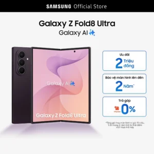 [Giao hàng từ 8.8] Điện thoại Samsung Galaxy Z Fold8 Ultra, 12GB/512GB, Chip Snapdragon, 5000mAh, Camera 200MP Ultra
