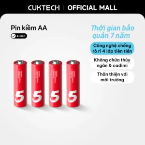 Pin Kiềm Màu Sắc Aa Cuktech Phù Hợp Cho Đồ Chơi Trẻ Em/Chuột/ Điều Khiển Tv Và Điều Hòa