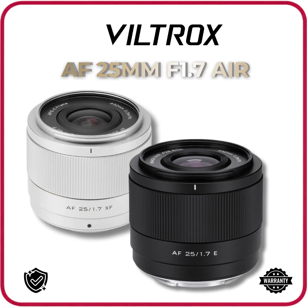 VILTROX AF 25mm F1.7 Air APS-C For Sony E / Fuji X / Nikon Z Mount