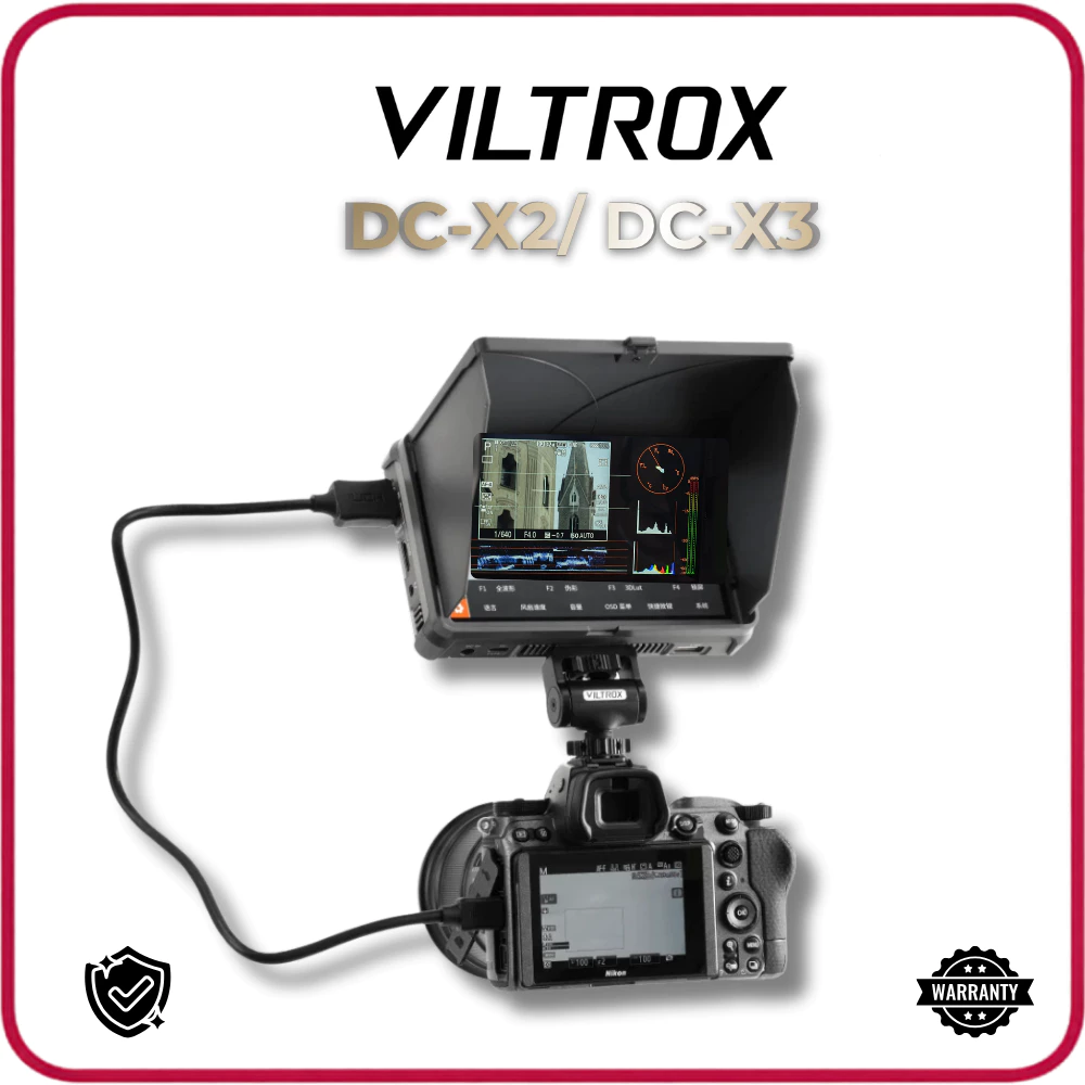 VILTROX DC-X2 / DC-X3 FHD 2000 Nits 6 Inch Camera Monitor - Hàng Chính Hãng