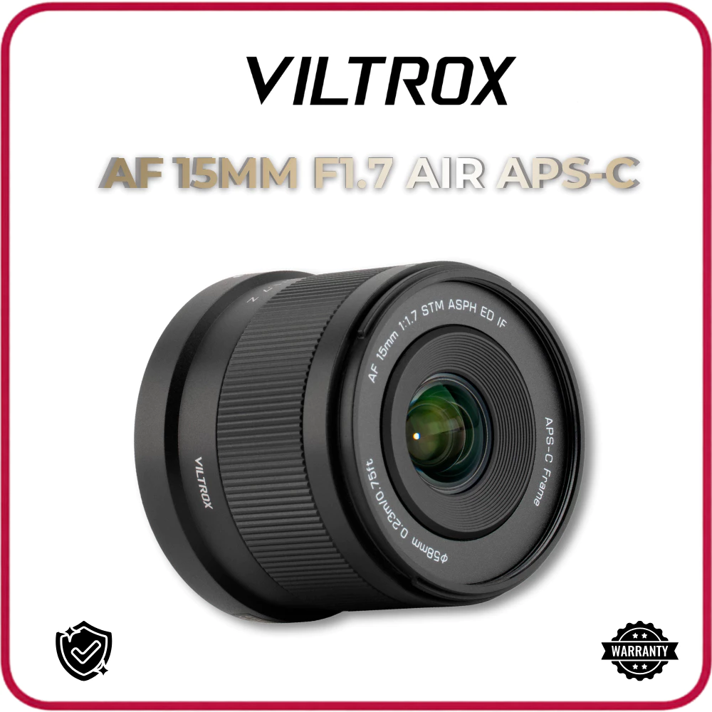 VILTROX AF 15mm F1.7 Air APS-C Lens for Sony E-Mount/ Fuji X-Mount/ Nikon Z-Mount