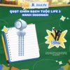 Quạt chân kẹp/chân bạch tuộc JISULIFE Life 3 | Pin 5000mAh Sạc Nhanh Sử Dụng Đến 38h | Chính Hãng - BH 12 Tháng