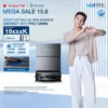 Ecovacs DEEBOT X11 Pro Omni Robot hút bụi lau nhà | Lực hút 19.500Pa | Tự động giặt giẻ bằng nước nóng 75°C | BH 2 năm