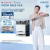 Ecovacs DEEBOT T50S Pro Omni Robot hút bụi lau nhà thông minh | Lực hút tối đa 25.000Pa | Nâng giẻ 9mm | BH 24 tháng