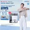 Ecovacs Deebot T30C Gen 2 Robot hút bụi lau nhà | Lực hút 25.000Pa | Giặt giẻ nước nóng 75°C | Bảo hành 24 tháng