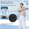 Ecovacs Deebot N30 Robot hút bụi lau nhà | Lực hút 10.000Pa | Điều khiển qua App thông minh | BH 12 tháng
