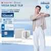 Ecovacs Winbot W2S Omni Robot lau kính thông minh | Trạm sạc đa năng di động | Lực hút tối đa 8.000 PA | BH 12 tháng