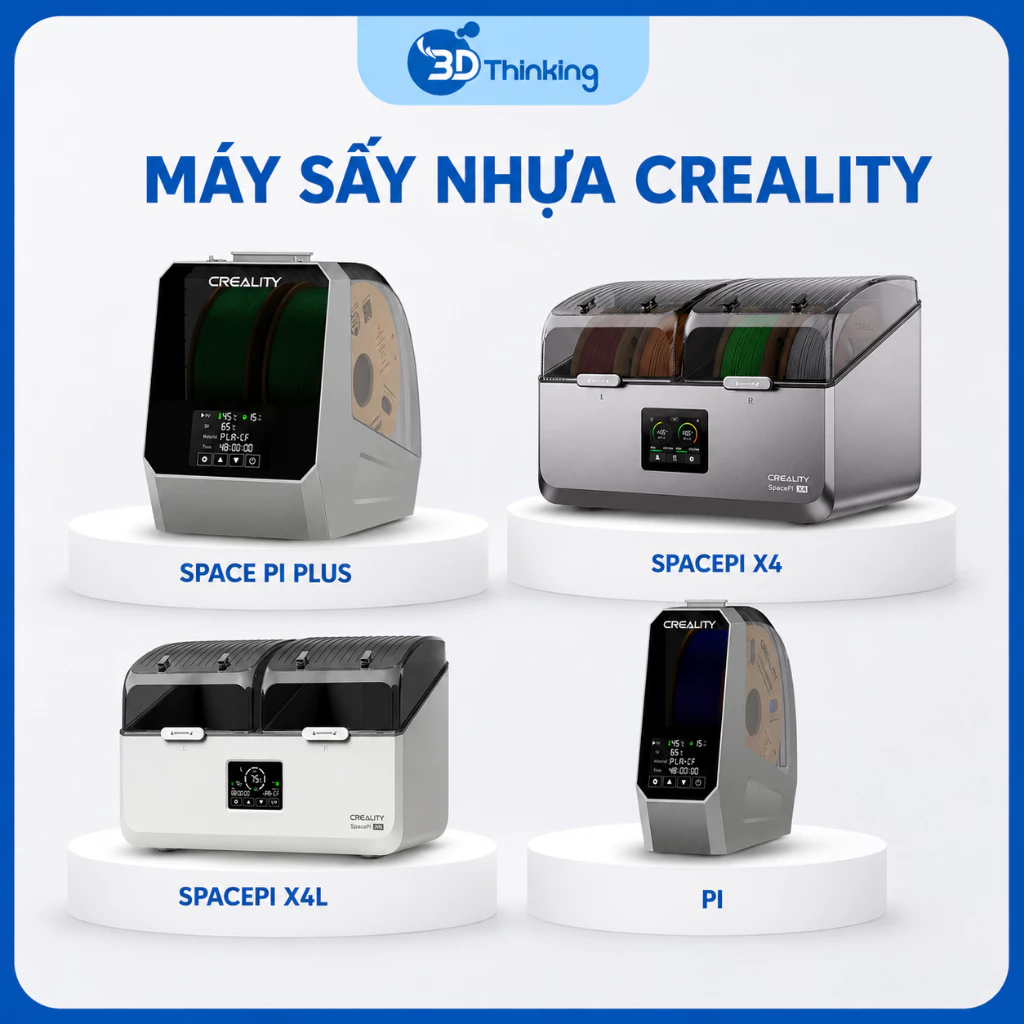 Máy Sấy Nhựa In 3D Creality Space Pi, Pi Plus, Pi x4 (Bản V2)