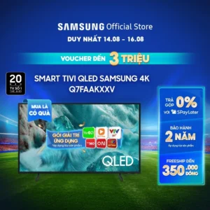 Smart Tivi Samsung QLED Q7F 4K Samsung Vision AI Smart TV (2025) - Miễn phí lắp đặt