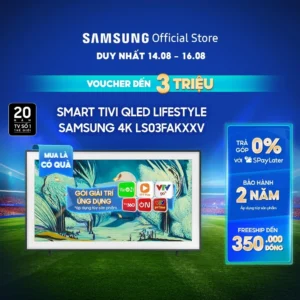 Smart Tivi Samsung Lifestyle LS03FAKXXV 2025 - Miễn phí lắp đặt