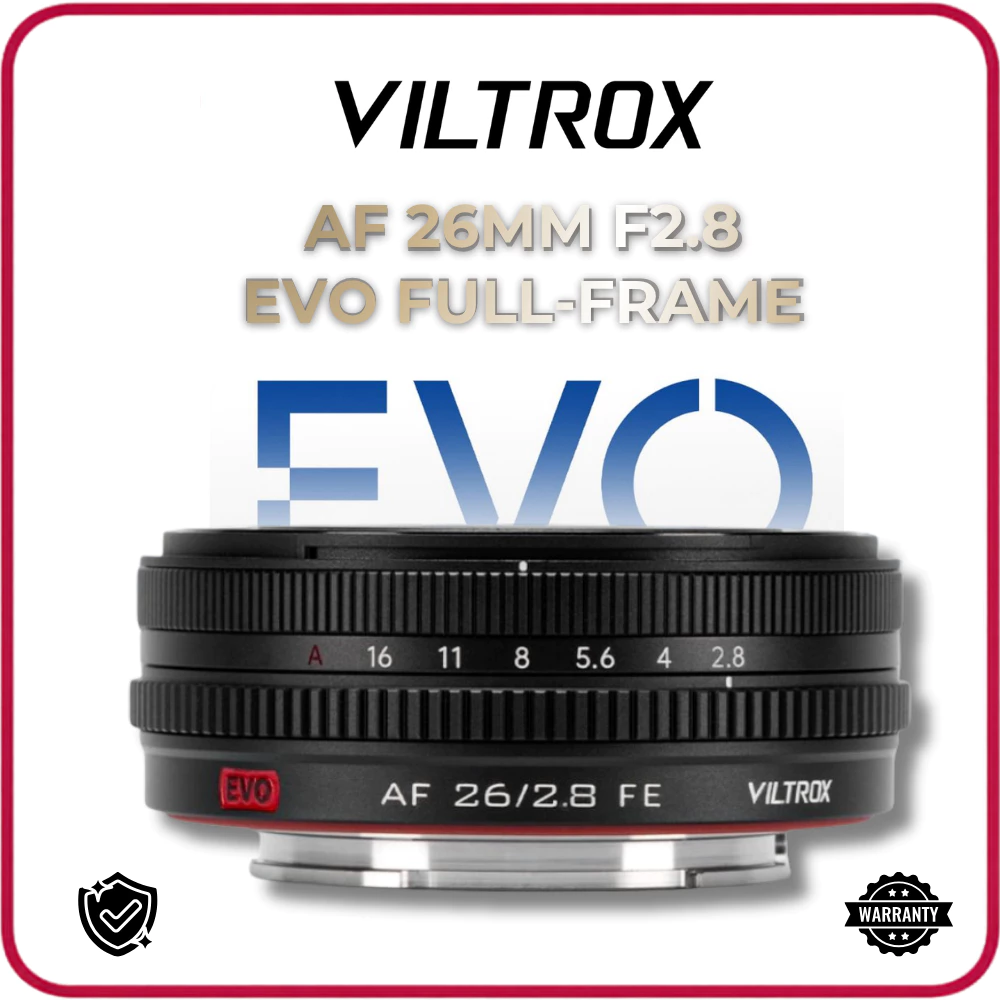 VILTROX AF 26mm F2.8 EVO Full-Frame Lens for Sony E-Mount/ Nikon Z-Mount