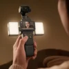 Ulanzi LM06 - Đèn LED Kép Từ Tính Xoay 36O° Cho Camera Hành Động DJI OSMO Pocket 3/4
