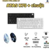 Combo Bàn phím cơ ATAS K75 + Chuột X7 - PCB 1.2mm - Hot-swap 5 pin - Led Rainbown 19 hiệu ứng - Keycap xuyên led