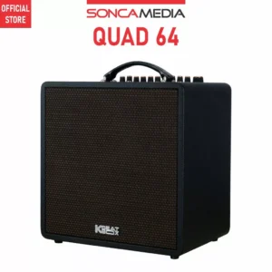 ACNOS QUAD 64 Loa Karaoke di động xách tay, Kèm 2 Micro, Bảo Hành 12 tháng