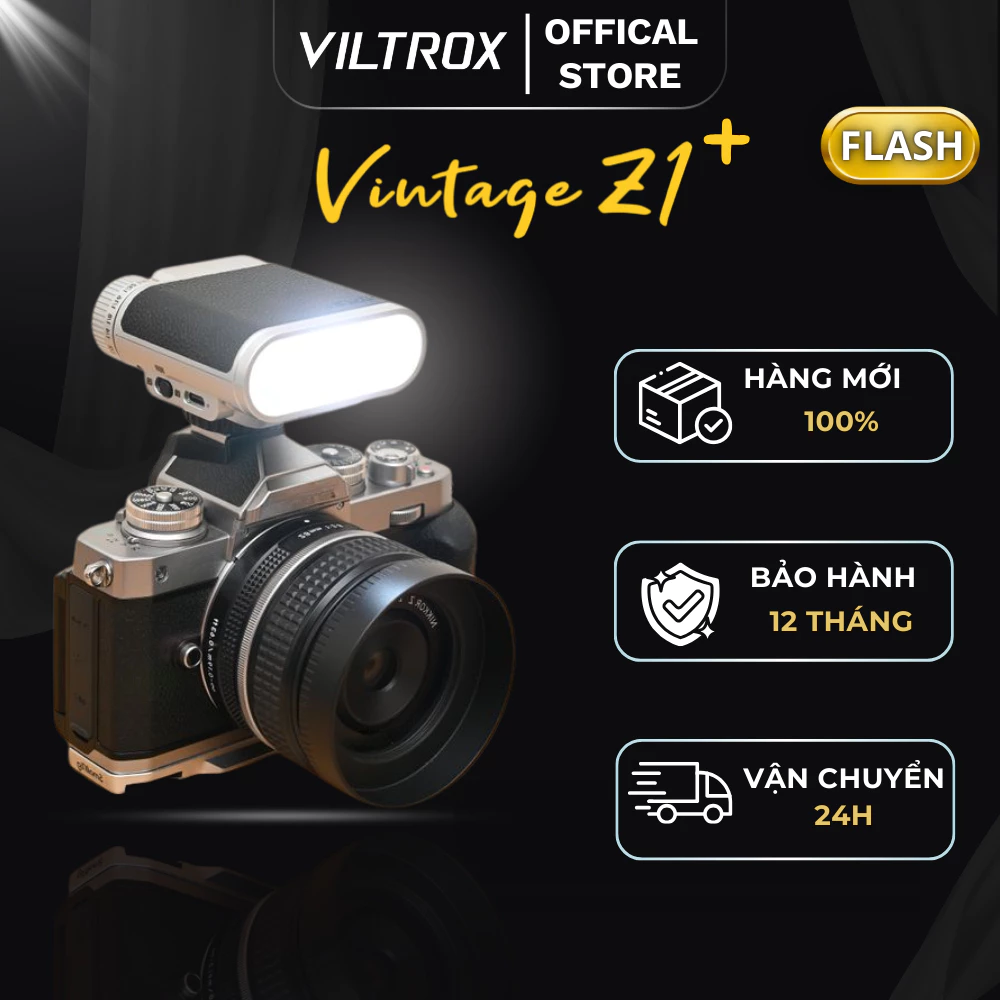 VILTROX VINTAGE Z1+ Flash Mini - HÀNG CHÍNH HÃNG
