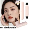 Bút Kẻ Mắt 2 Đầu Có Khuôn: Trang Điểm Nhanh, Chống Nước, Giữ Màu Cả Ngày Viện Sắc Hoa 9
