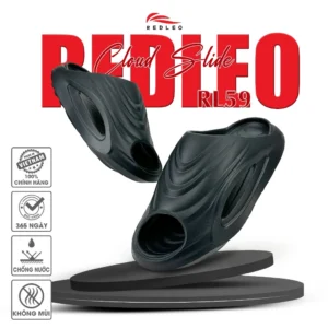 Dép Bánh Mì REDLEO Cloud Kiểu Dáng Unisex cho Nam Nữ - Cặp Đôi | Dép Bảng Ngang Phi Thuyền RL59