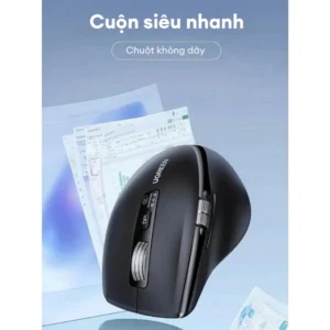 Chuột Ugreen M751: 5000DPI, Cuộn Cực Nhanh, Bluetooth 5.4
