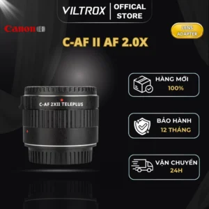 Viltrox C-AF II AF 2.0X Ngàm Chuyển Ông Kính Canon EF tăng gấp đôi tiêu cự của ống kính - HÀNG CHÍNH HÃNG