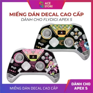Miếng Dán Decal Cao Cấp Cho Flydigi Apex 5 Elite – EVA-01, EVA-02, MiKu, Wuchang, Demon Slayer, ZZZ