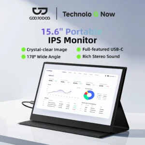 Màn hình Di Động gaming GOOJODOQ 15.6inch 1080P 100%RGB Đế Kéo Dài Ps4 Android Switch Macbook HDMI