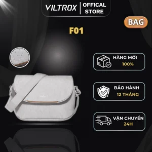 F01 TÚI ĐEO CHÉO MÁY ẢNH CHỐNG NƯỚC, Dung Tích 3L Mở Rộng 4L - HÀNG CHÍNH HÃNG