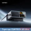 Trạm Sạc Cuktech 30 Ultra 300W TA3005U: Sạc Nhanh 5 Thiết Bị Có Màn Hình IPS