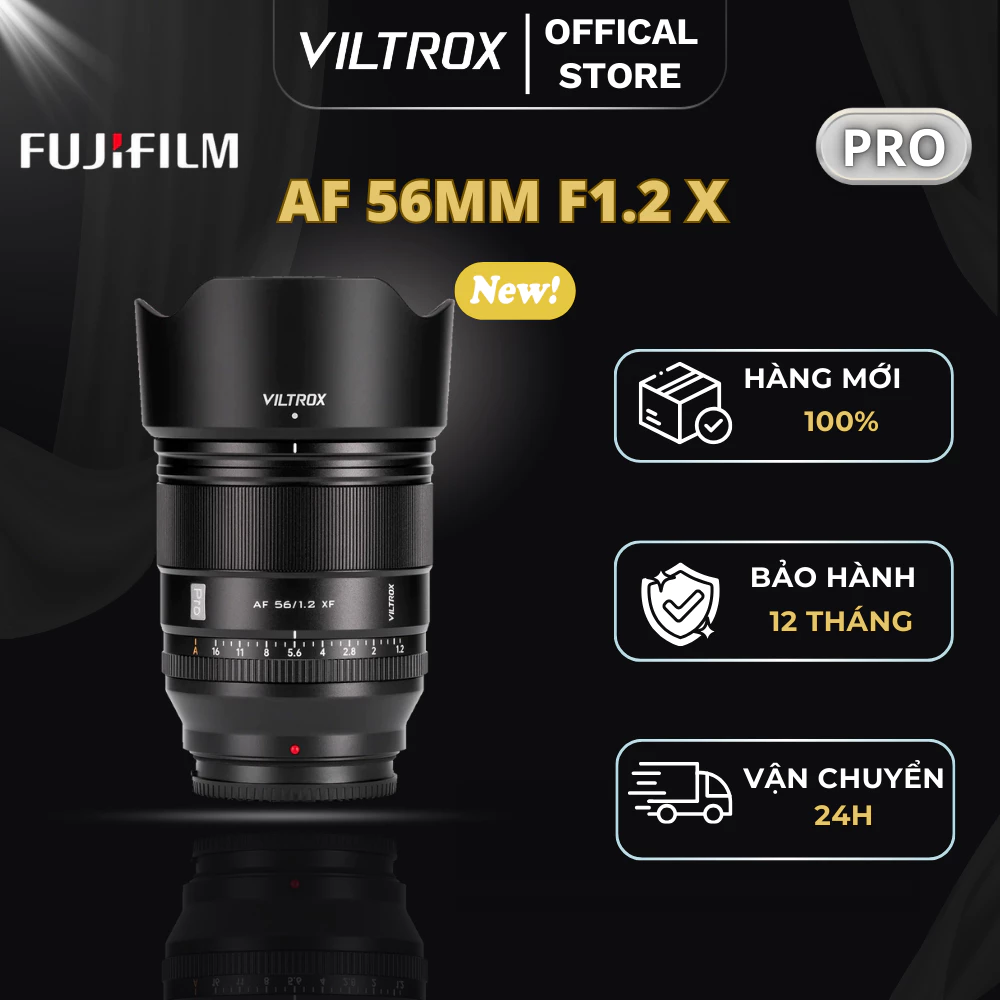 VILTROX AF 56mm F1.2 APS-C Pro For Fujifilm X-Mount - HÀNG CHÍNH HÃNG