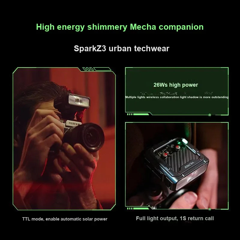 Đèn Flash Viltrox Spark Z3 TTL - Siêu Nhẹ, Hồi Đèn 1 Giây, Chính Hãng - Image 3
